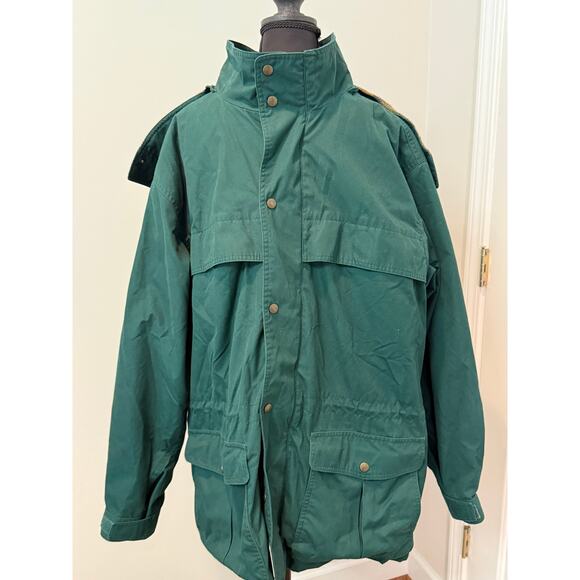 Vintage Eddie Bauer Mens Wool-lined Mountain Parka in Green - Picture 2 of 7